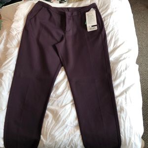 Lululemon, City Trek Trouser *Ponte, Size 10, Plum